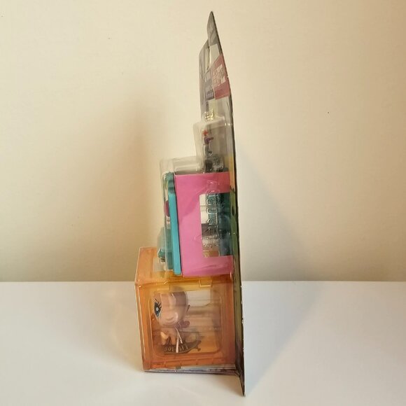 Hasbro Littlest Pet Shop #3877 Meow Meow Milkone Kitten Cat Mini Style Set LPS - Picture 5 of 6